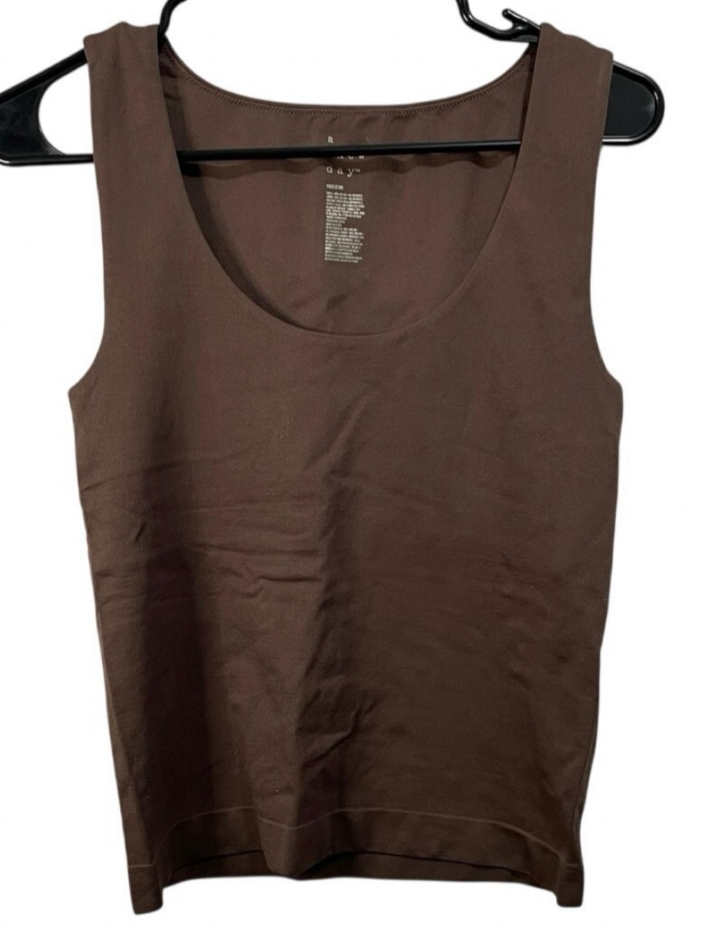 a new day Brown Scoop Neck Tank Top